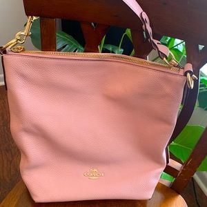 Coach Abby Shoulder Bag with Rose Bouquet Interior